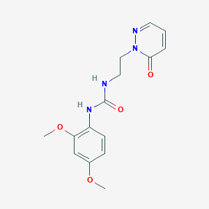 1-(2,4-dimethoxyphenyl)-3-(2-(6-oxopyridazin-1(6H)-yl)ethyl)urea