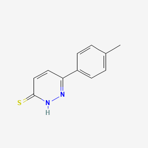 molecular formula C11H10N2S B2626754 6-(4-甲基苯基)吡哒嗪-3(2H)-硫酮 CAS No. 70420-98-3