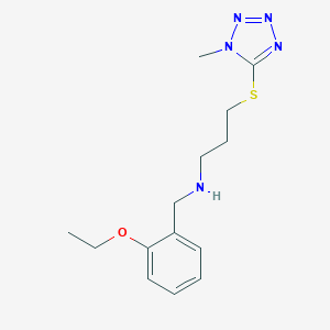 N-(2-ethoxybenzyl)-N-{3-[(1-methyl-1H-tetraazol-5-yl)sulfanyl]propyl}amine