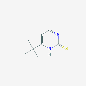 molecular formula C8H12N2S B2626877 4-叔丁基-1H-嘧啶-2-硫酮 CAS No. 66522-11-0