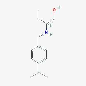 2-{[4-(Propan-2-yl)benzyl]amino}butan-1-ol
