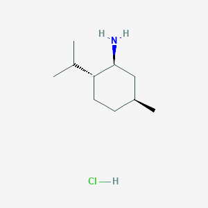 molecular formula C10H22ClN B2626943 (1S,2R,5S)-5-甲基-2-(丙烷-2-基)环己烷-1-胺盐酸盐 CAS No. 1564018-37-6