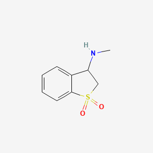 B2626961 3-(Methylamino)-2,3-dihydro-1lambda6-benzothiophene-1,1-dione CAS No. 1154992-19-4