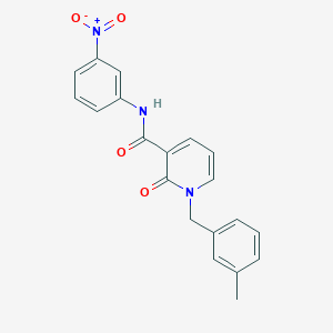 molecular formula C20H17N3O4 B2626974 1-(3-甲基苄基)-N-(3-硝基苯基)-2-氧代-1,2-二氢吡啶-3-甲酰胺 CAS No. 946248-04-0