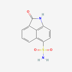 molecular formula C11H8N2O3S B2626999 2-Oxo-1,2-dihydrobenzo[cd]indole-6-sulfonamide CAS No. 58779-63-8