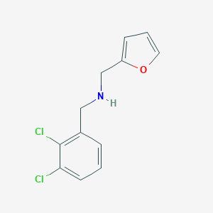 molecular formula C12H11Cl2NO B262701 1-(2,3-dichlorophenyl)-N-(furan-2-ylmethyl)methanamine 