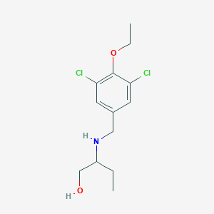 2-[(3,5-Dichloro-4-ethoxybenzyl)amino]-1-butanol