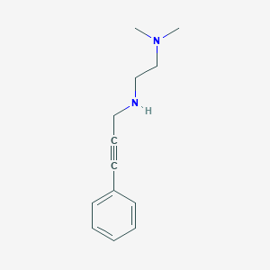N-[2-(dimethylamino)ethyl]-N-(3-phenyl-2-propynyl)amine