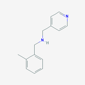 molecular formula C14H16N2 B262712 (2-Methylbenzyl)(pyridin-4-ylmethyl)amine CAS No. 880809-54-1