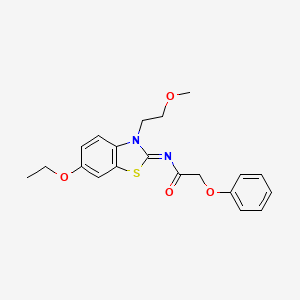 (Z)-N-(6-ethoxy-3-(2-methoxyethyl)benzo[d]thiazol-2(3H)-ylidene)-2-phenoxyacetamide
