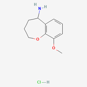 9-Methoxy-2,3,4,5-tetrahydro-1-benzoxepin-5-amine hydrochloride