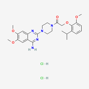 molecular formula C26H35Cl2N5O5 B2627170 Rec 15/2615 dihydrochloride CAS No. 173059-17-1; 1782573-48-1