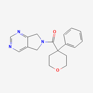 (4-phenyltetrahydro-2H-pyran-4-yl)(5H-pyrrolo[3,4-d]pyrimidin-6(7H)-yl)methanone