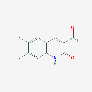 2-Hydroxy-6,7-dimethylquinoline-3-carbaldehyde