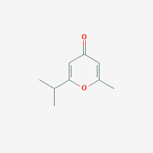 molecular formula C9H12O2 B2627201 2-Methyl-6-propan-2-ylpyran-4-one CAS No. 263902-74-5