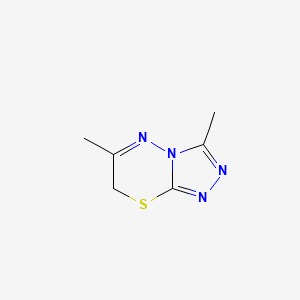 3,6-dimethyl-7H-[1,2,4]triazolo[3,4-b][1,3,4]thiadiazine