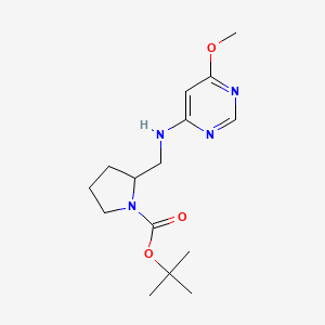 tert-Butyl 2-(((6-methoxypyrimidin-4-yl)amino)methyl)pyrrolidine-1-carboxylate
