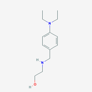 molecular formula C13H22N2O B262726 2-{[4-(Diethylamino)benzyl]amino}ethanol 