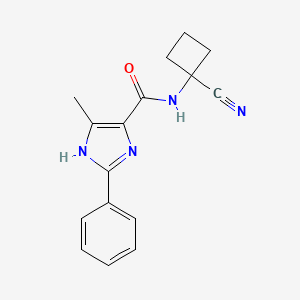 N-(1-Cyanocyclobutyl)-5-methyl-2-phenyl-1H-imidazole-4-carboxamide