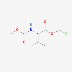 (S)-chloromethyl 2-((methoxycarbonyl)amino)-3-methylbutanoate