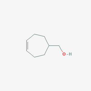 molecular formula C8H14O B2627276 4-Cycloheptene-1-methanol CAS No. 17328-87-9