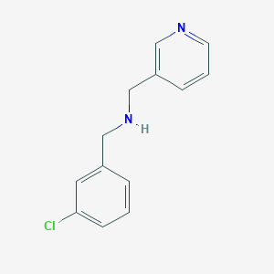 molecular formula C13H13ClN2 B262730 (3-Chloro-benzyl)-pyridin-3-ylmethyl-amine 