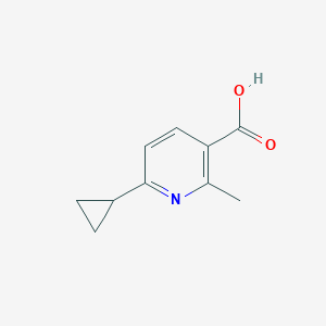 6-Cyclopropyl-2-methylpyridine-3-carboxylic acid