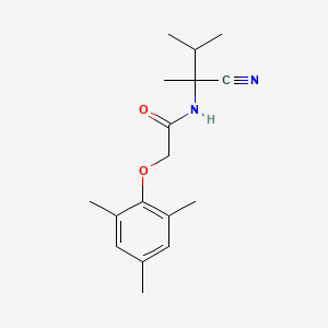 N-(1-cyano-1,2-dimethylpropyl)-2-(2,4,6-trimethylphenoxy)acetamide