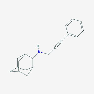 molecular formula C19H23N B262734 N-(2-adamantyl)-N-(3-phenyl-2-propynyl)amine 