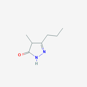 4-methyl-3-propyl-4,5-dihydro-1H-pyrazol-5-one