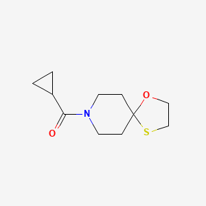 Cyclopropyl(1-oxa-4-thia-8-azaspiro[4.5]decan-8-yl)methanone