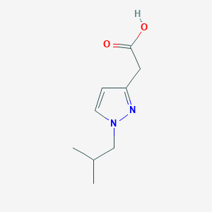 2-(1-Isobutyl-1H-pyrazol-3-yl)acetic acid