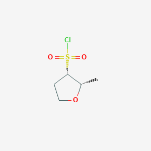 (2S,3S)-2-Methyloxolane-3-sulfonyl chloride