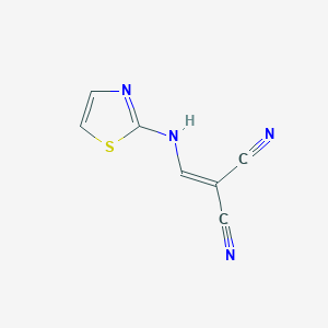 2-[(1,3-Thiazol-2-ylamino)methylidene]propanedinitrile