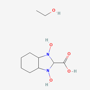 B2627424 1,3-Dihydroxyperhydrobenzimidazol-2-carboxylic acid ethanolate tech CAS No. 466685-47-2