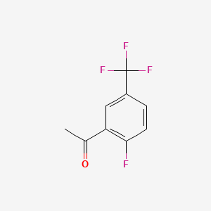 molecular formula C9H6F4O B2627432 2'-Fluoro-5'-(trifluoromethyl)acetophenone CAS No. 174013-29-7; 202264-53-7; 202664-53-7