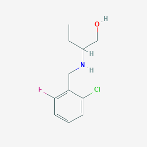 2-[(2-Chloro-6-fluorobenzyl)amino]butan-1-ol