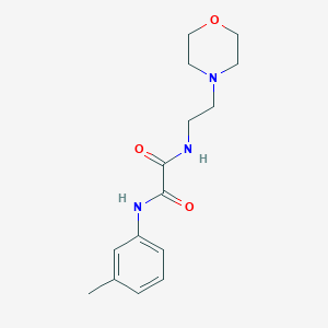 N'-(3-methylphenyl)-N-(2-morpholin-4-ylethyl)oxamide