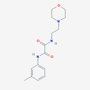 molecular formula C15H21N3O3 B2627496 N'-(3-methylphenyl)-N-(2-morpholin-4-ylethyl)oxamide CAS No. 341006-65-3