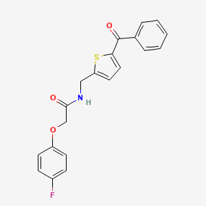 N-((5-benzoylthiophen-2-yl)methyl)-2-(4-fluorophenoxy)acetamide