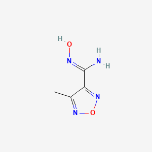 N'-hydroxy-4-methyl-1,2,5-oxadiazole-3-carboximidamide