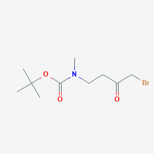 Tert-butyl N-(4-bromo-3-oxobutyl)-N-methylcarbamate