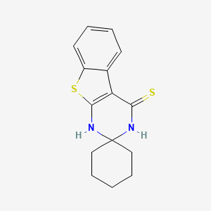 1H-spiro[1-benzothieno[2,3-d]pyrimidine-2,1'-cyclohexane]-4(3H)-thione