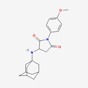 3-(1-Adamantylamino)-1-(4-methoxyphenyl)pyrrolidine-2,5-dione