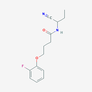 N-(1-cyanopropyl)-4-(2-fluorophenoxy)butanamide