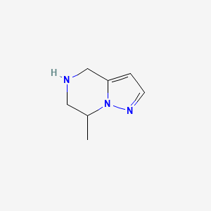 7-methyl-4H,5H,6H,7H-pyrazolo[1,5-a]pyrazine