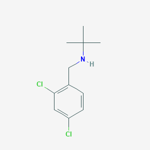 molecular formula C11H15Cl2N B262756 N-(tert-butyl)-N-(2,4-dichlorobenzyl)amine 