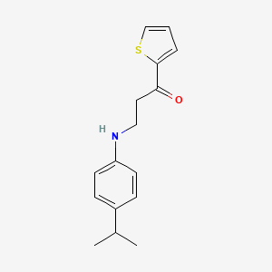 3-(4-Isopropylanilino)-1-(2-thienyl)-1-propanone