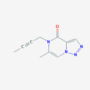 molecular formula C10H10N4O B2627580 5-But-2-ynyl-6-methyltriazolo[1,5-a]pyrazin-4-one CAS No. 2415520-56-6