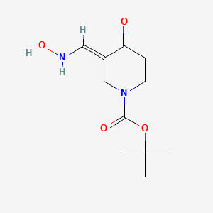 Tert-butyl (3E)-3-[(hydroxyamino)methylidene]-4-oxopiperidine-1-carboxylate